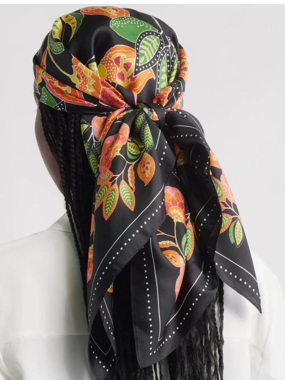 Nordstrom Botanical Print Square Silk Scarf